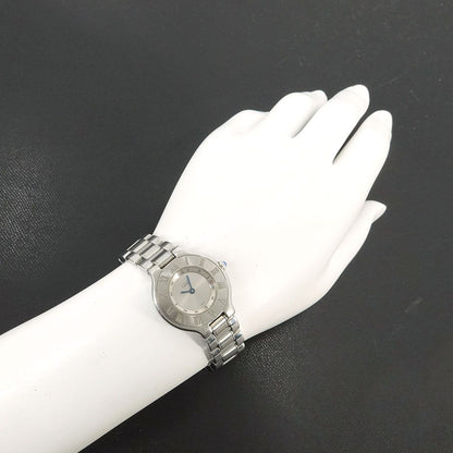 Cartier Must 21 Vantian Watch Silver Quartz — view 4