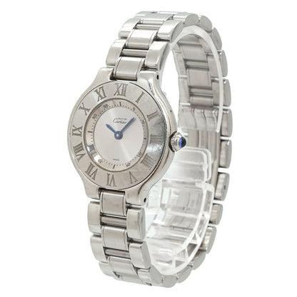 Cartier Must 21 Vantian Watch Silver Quartz — view 3