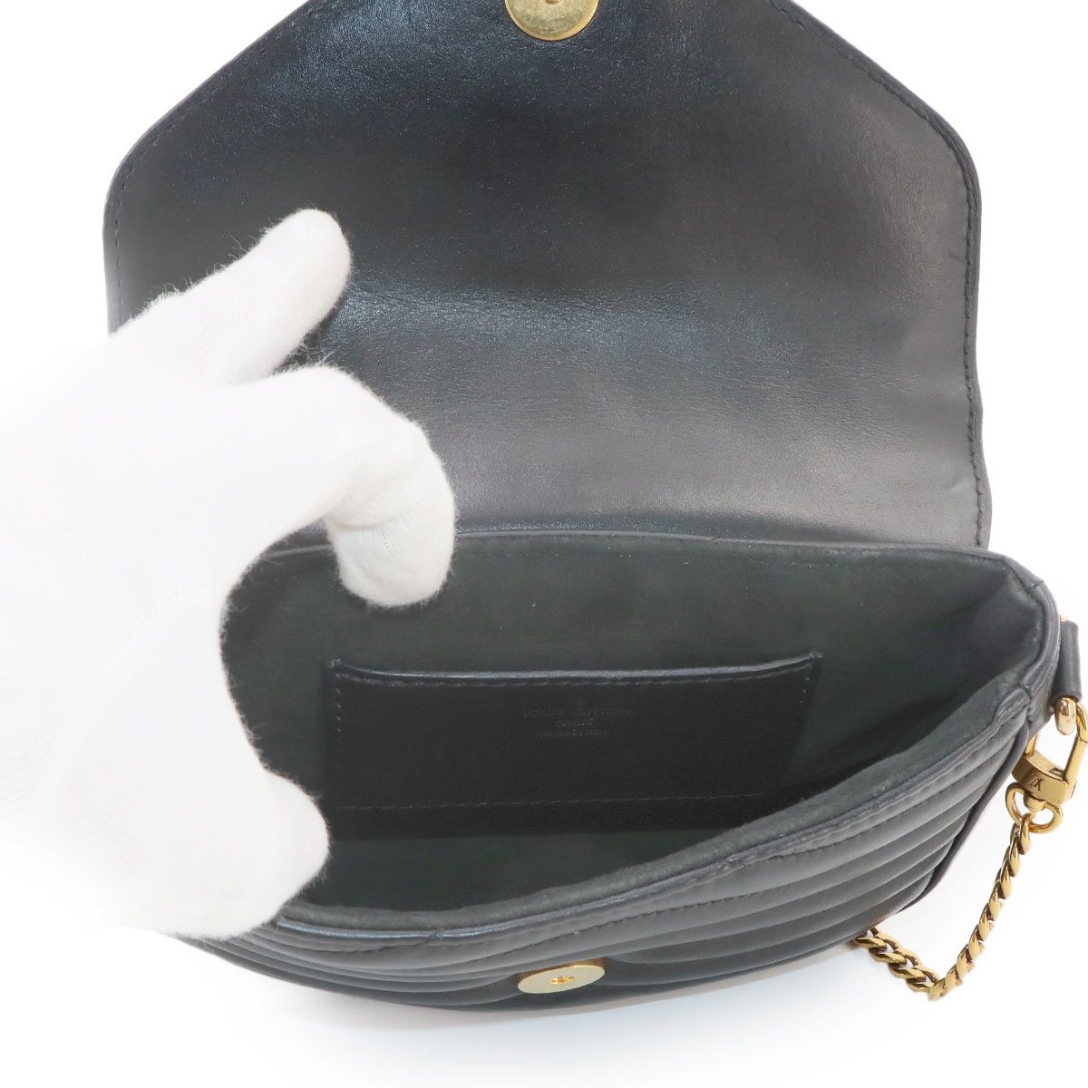 Louis Vuitton Multi Pochette Shoulder Bag Leather Black — view 6