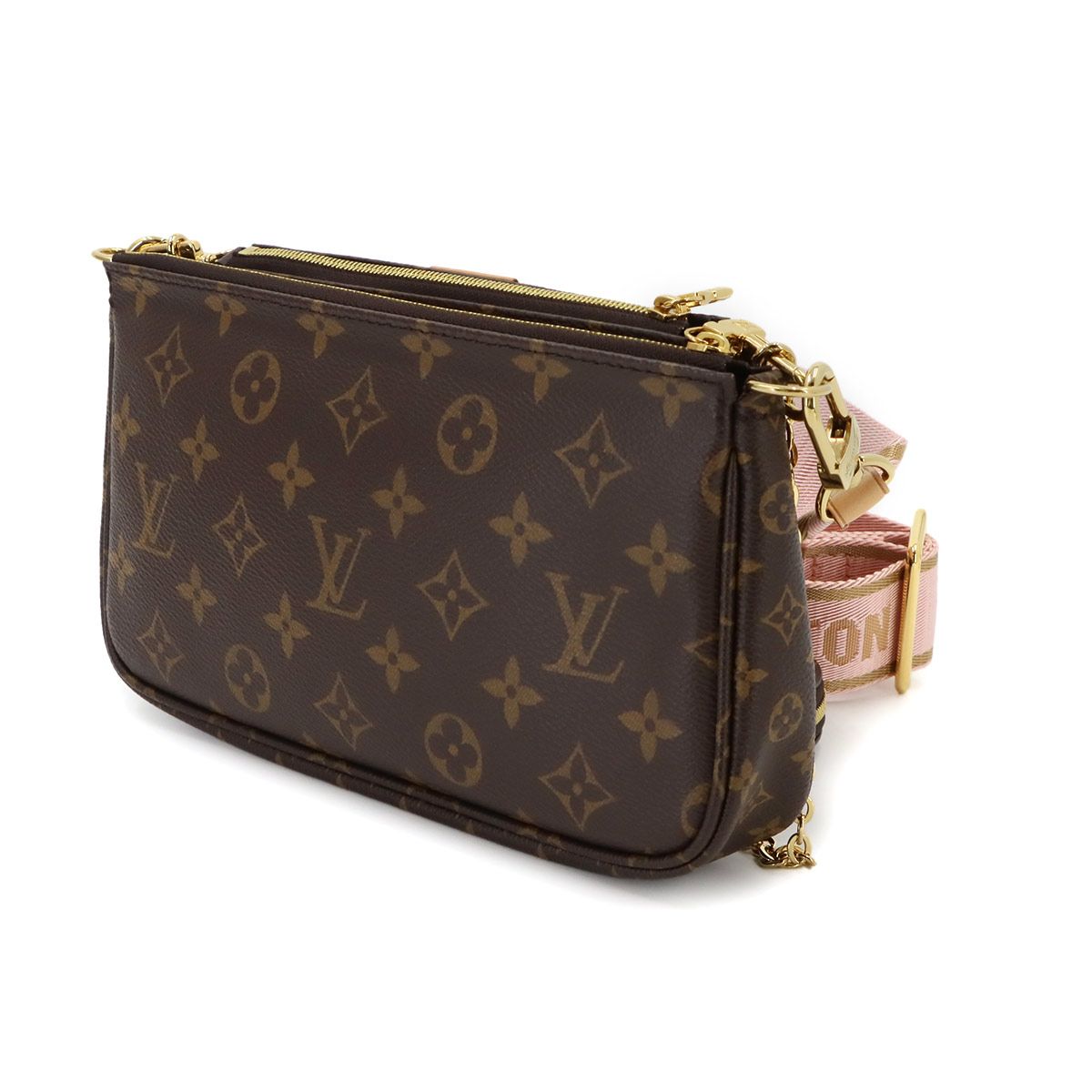 Louis Vuitton Monogram Multi Pochette Accessoires Shoulder Bag Rose Clair — view 4