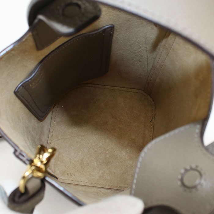 Loewe Bucket Bag Mini 2-Way Pebble Calfskin — view 3