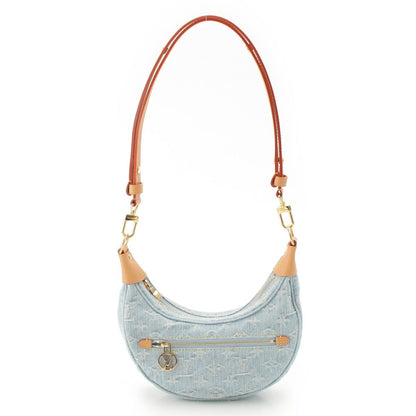 Louis Vuitton Loop Monogram Denim 2-Way Shoulder Bag Blue