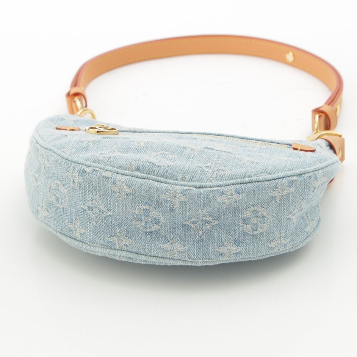 Louis Vuitton Loop Monogram Denim 2-Way Shoulder Bag Blue — view 6