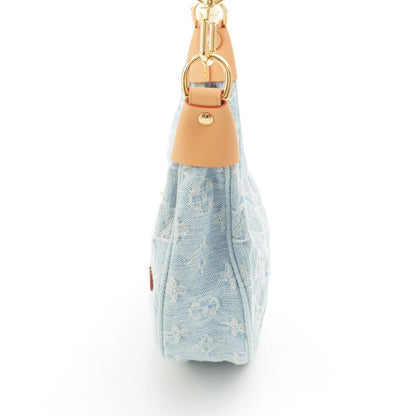 Louis Vuitton Loop Monogram Denim 2-Way Shoulder Bag Blue — view 4