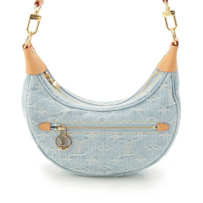 Louis Vuitton Loop Monogram Denim 2-Way Shoulder Bag Blue — view 2