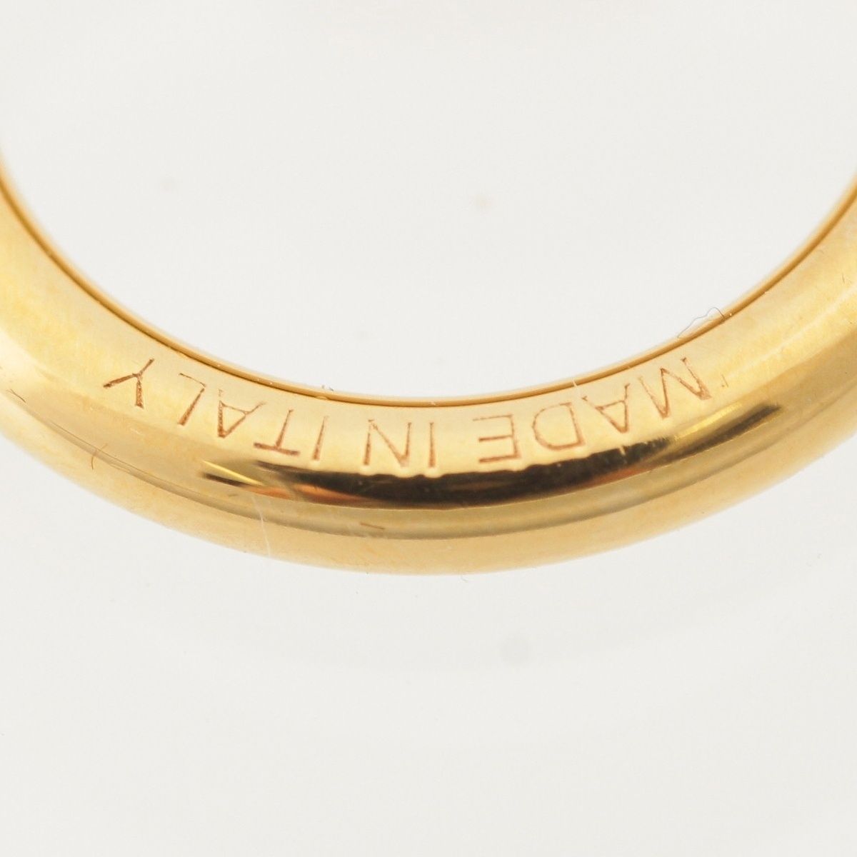 Hermes Mors de Horsebit Scarf Ring Gold — view 8