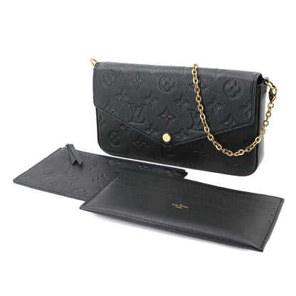 Louis Vuitton Monogram Empreinte Pochette Felicie Chain Wallet Leather — view 2
