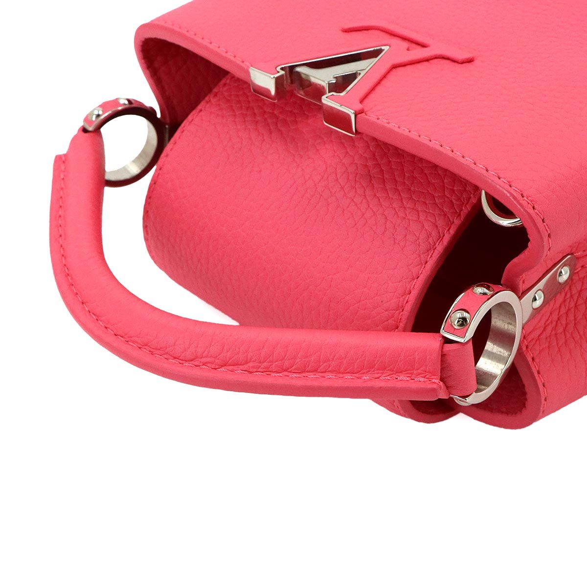 Louis Vuitton Capucines Mini 2-Way Bag Taurillon Leather Pink — view 6