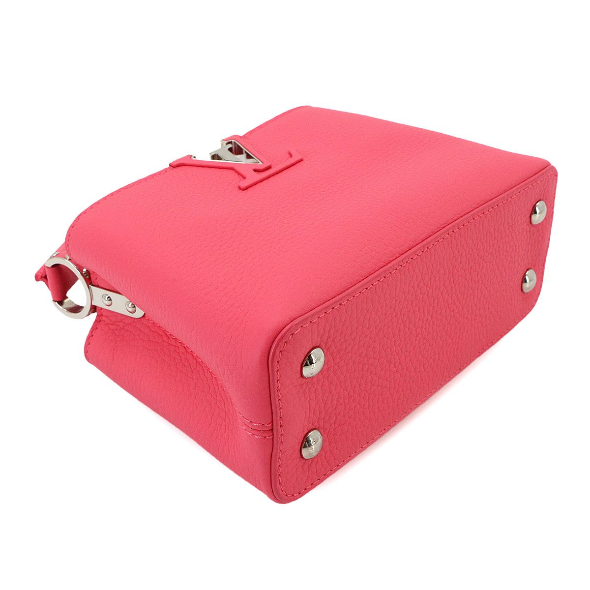 Louis Vuitton Capucines Mini 2-Way Bag Taurillon Leather Pink — view 5