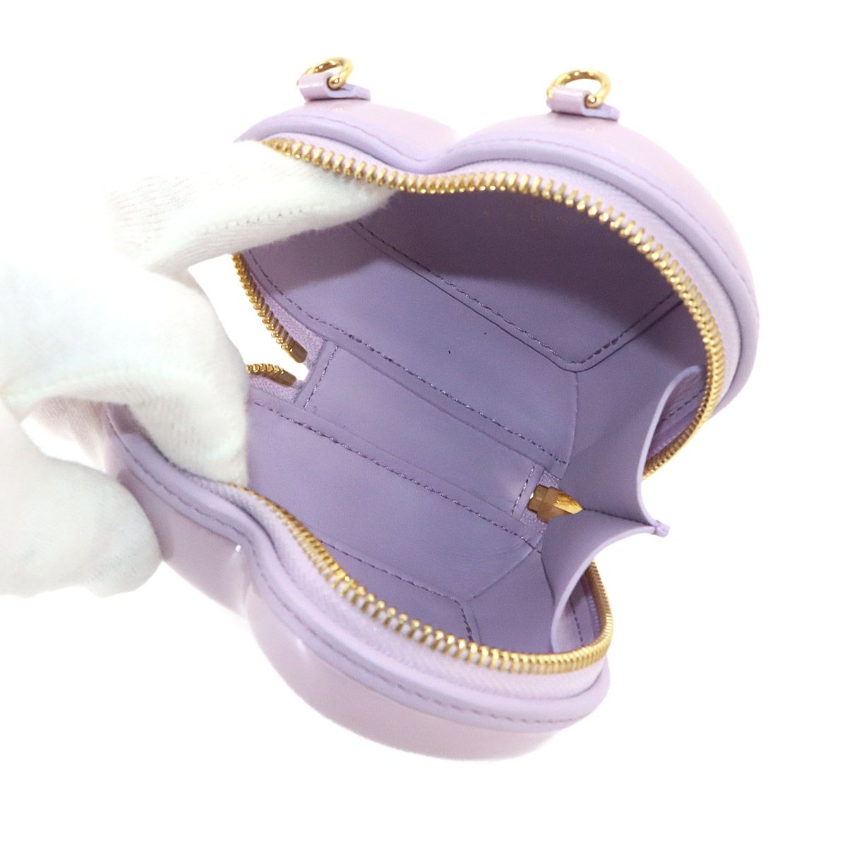 Louis Vuitton LV Remix Monogram Vernis Keep My LV Heart Shoulder Bag Leather — view 6