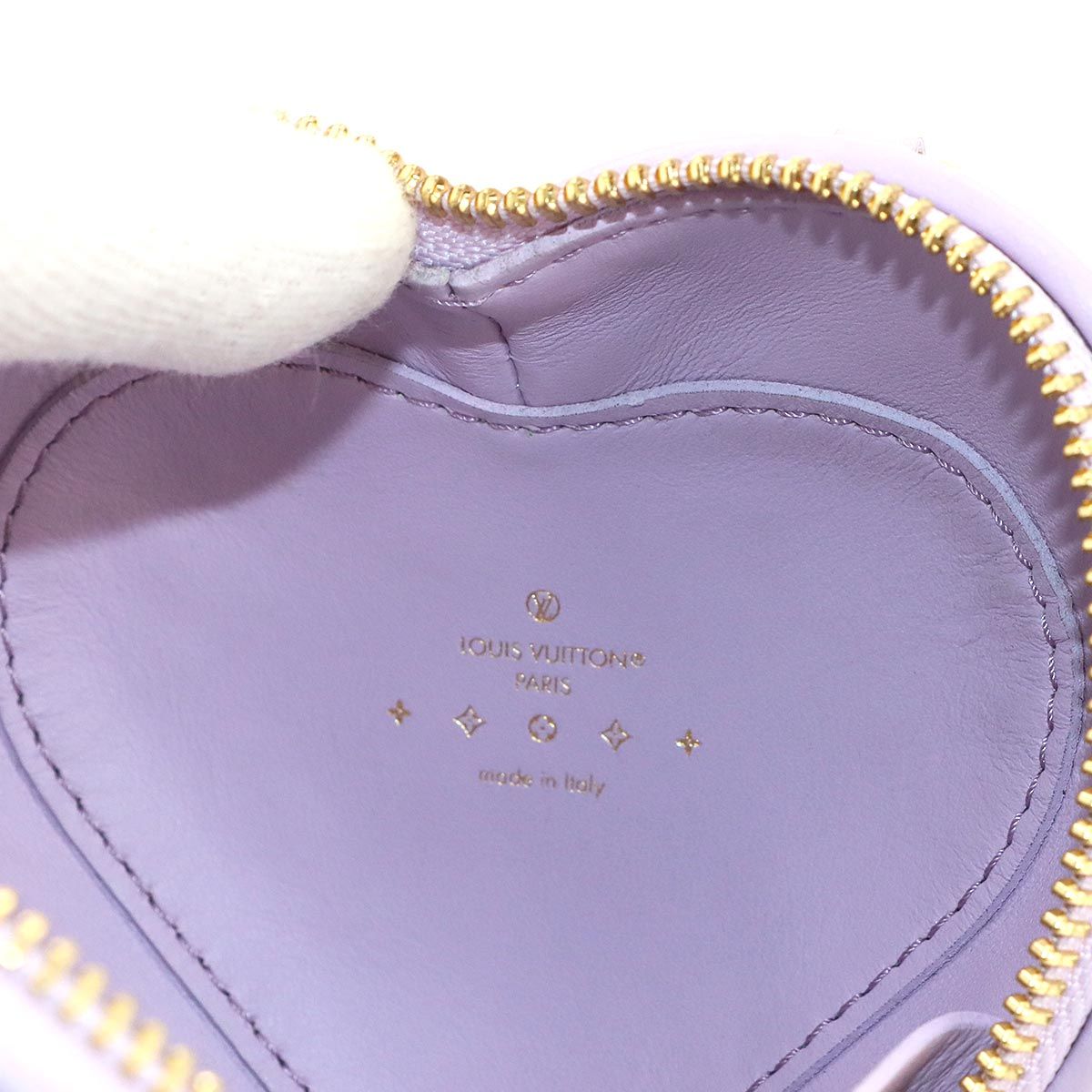 Louis Vuitton LV Remix Monogram Vernis Keep My LV Heart Shoulder Bag Leather — view 7