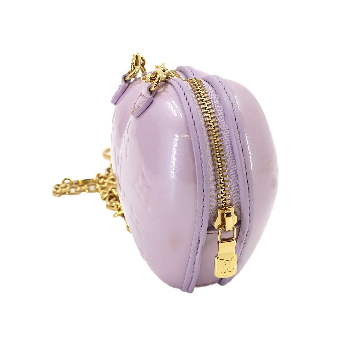 Louis Vuitton LV Remix Monogram Vernis Keep My LV Heart Shoulder Bag Leather — view 3