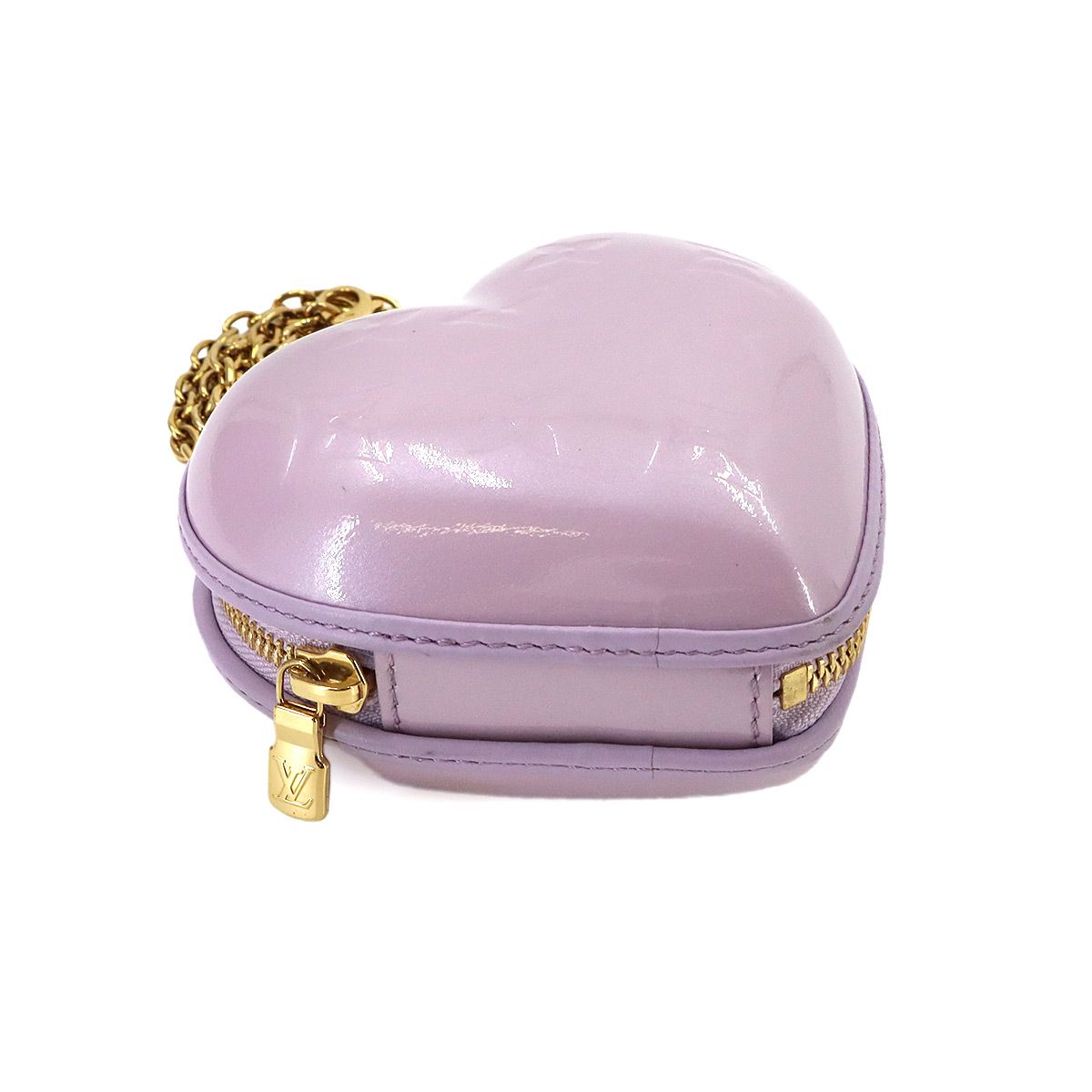 Louis Vuitton LV Remix Monogram Vernis Keep My LV Heart Shoulder Bag Leather — view 4