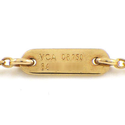 Van Cleef & Arpels Necklace Mini Croix Cross Diamond 18k Yellow Gold — view 5