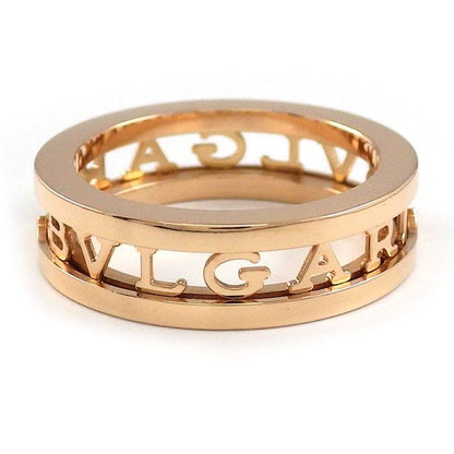 Bvlgari Ring B.zero1 Logo Spiral 18k Pink Gold — view 2