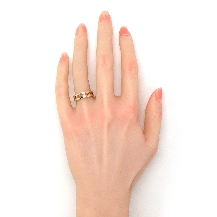 Bvlgari Ring B.zero1 Logo Spiral 18k Pink Gold — view 4
