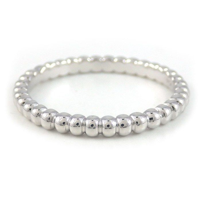 Van Cleef & Arpels Ring Perlee White Gold Pearl Small — view 2