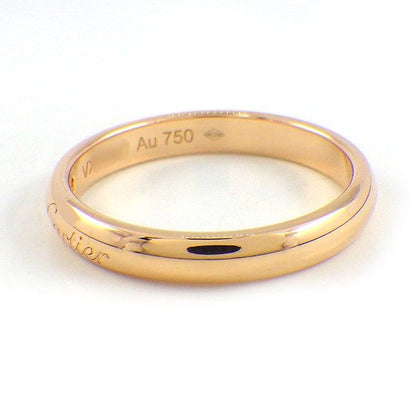 Cartier Ring C de Cartier Wedding Band Engraved Logo Diamond 18k Pink Gold — view 2