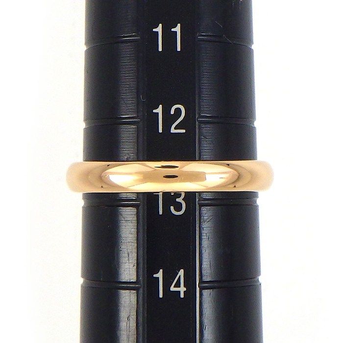 Cartier Ring C de Cartier Wedding Band Engraved Logo Diamond 18k Pink Gold — view 6