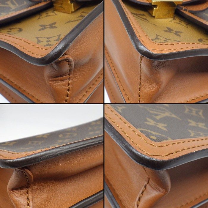 Louis Vuitton Shoulder Bag Dauphine Monogram Reverse Leather — view 7