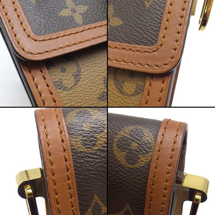 Louis Vuitton Shoulder Bag Dauphine Monogram Reverse Leather — view 8