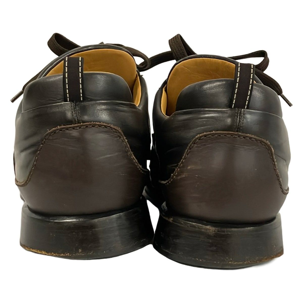 Hermes Sneakers Dark Brown Leather — view 3