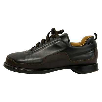 Hermes Sneakers Dark Brown Leather