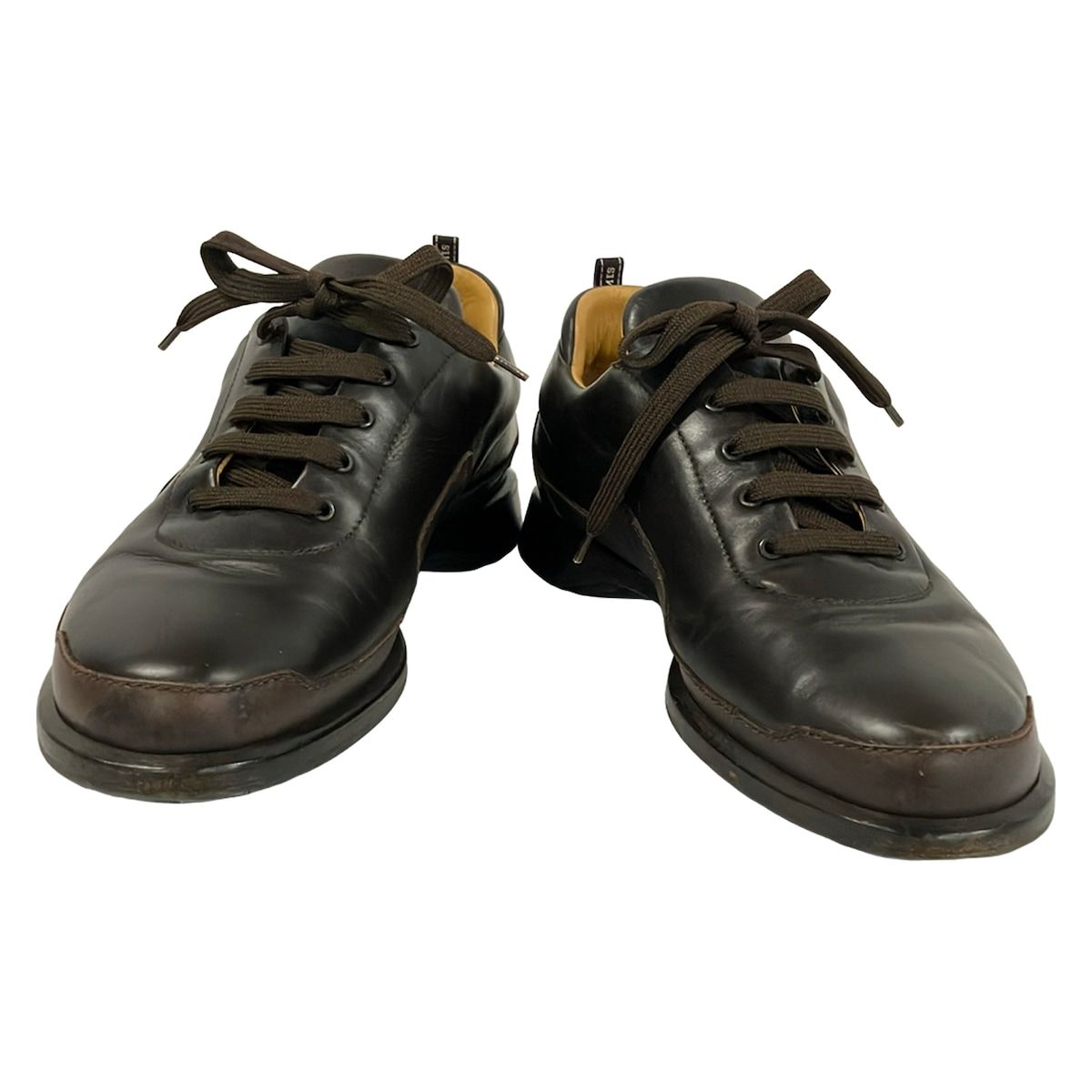 Hermes Sneakers Dark Brown Leather — view 2