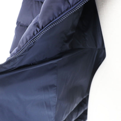 Moncler Mirielon Silhouette with Emblem Down Coat Navy 00 — view 6