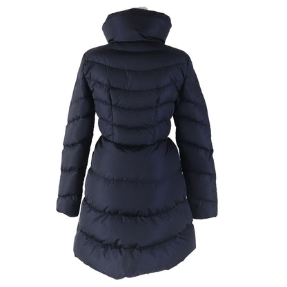 Moncler Mirielon Silhouette with Emblem Down Coat Navy 00 — view 4