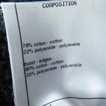 Chanel 22S Rhinestone CC Logo Cropped Length with Button Short Sleeve Knit — view 8