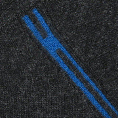 Hermes Wool Cashmere H Logo Pullover Hoodie Knit Dark Gray — view 4