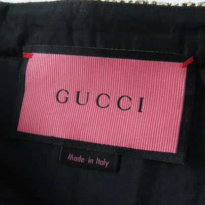 Gucci Full Sequin Pleated Skirt Gold 40 — view 7