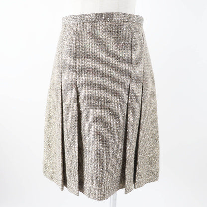 Gucci Full Sequin Pleated Skirt Gold 40 — view 4