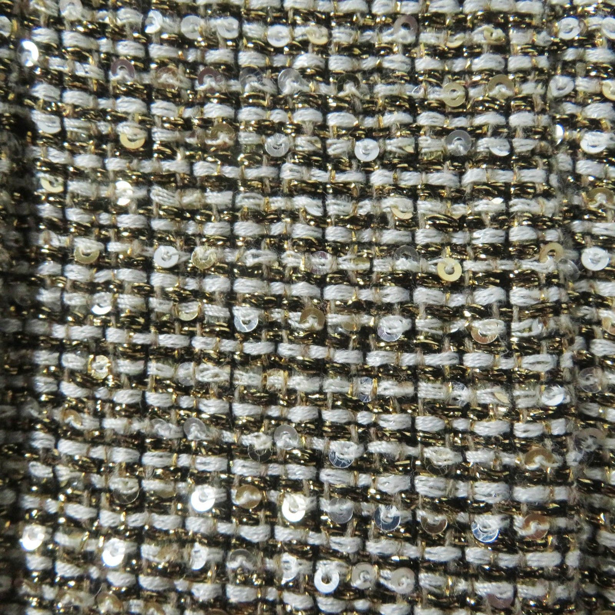 Gucci Full Sequin Pleated Skirt Gold 40 — view 6
