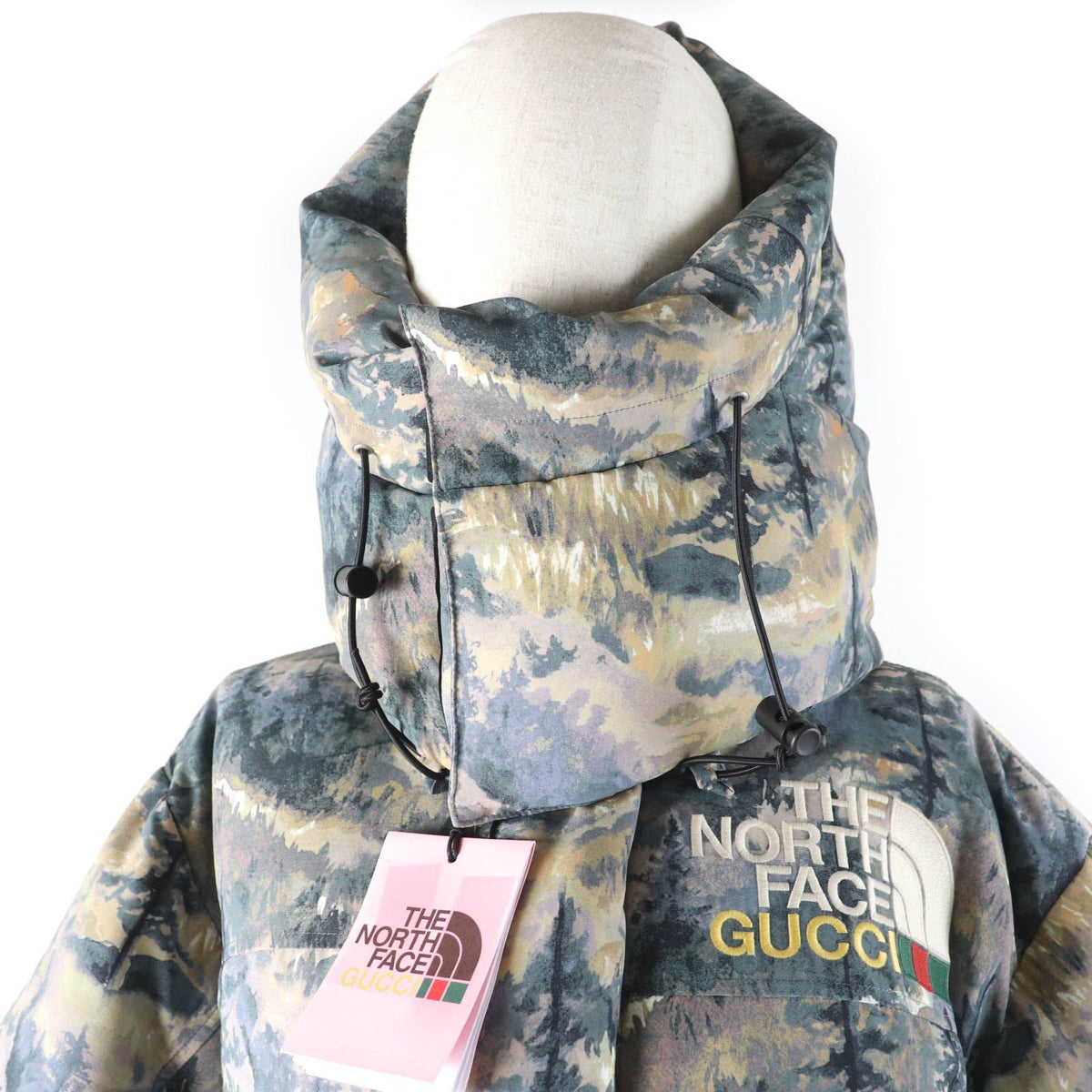Gucci x The North Face Forest Print Down Coat — view 4