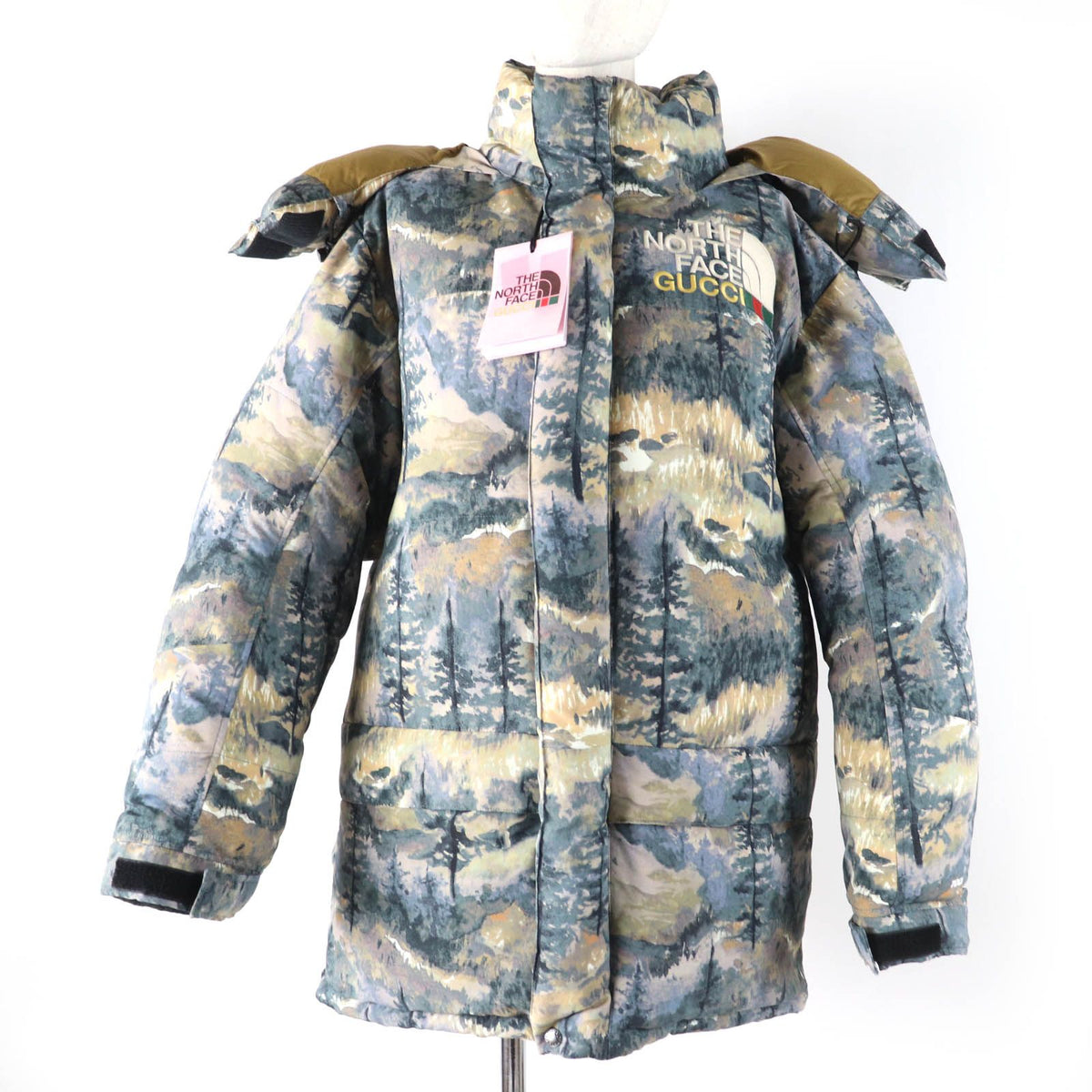Gucci x The North Face Forest Print Down Coat