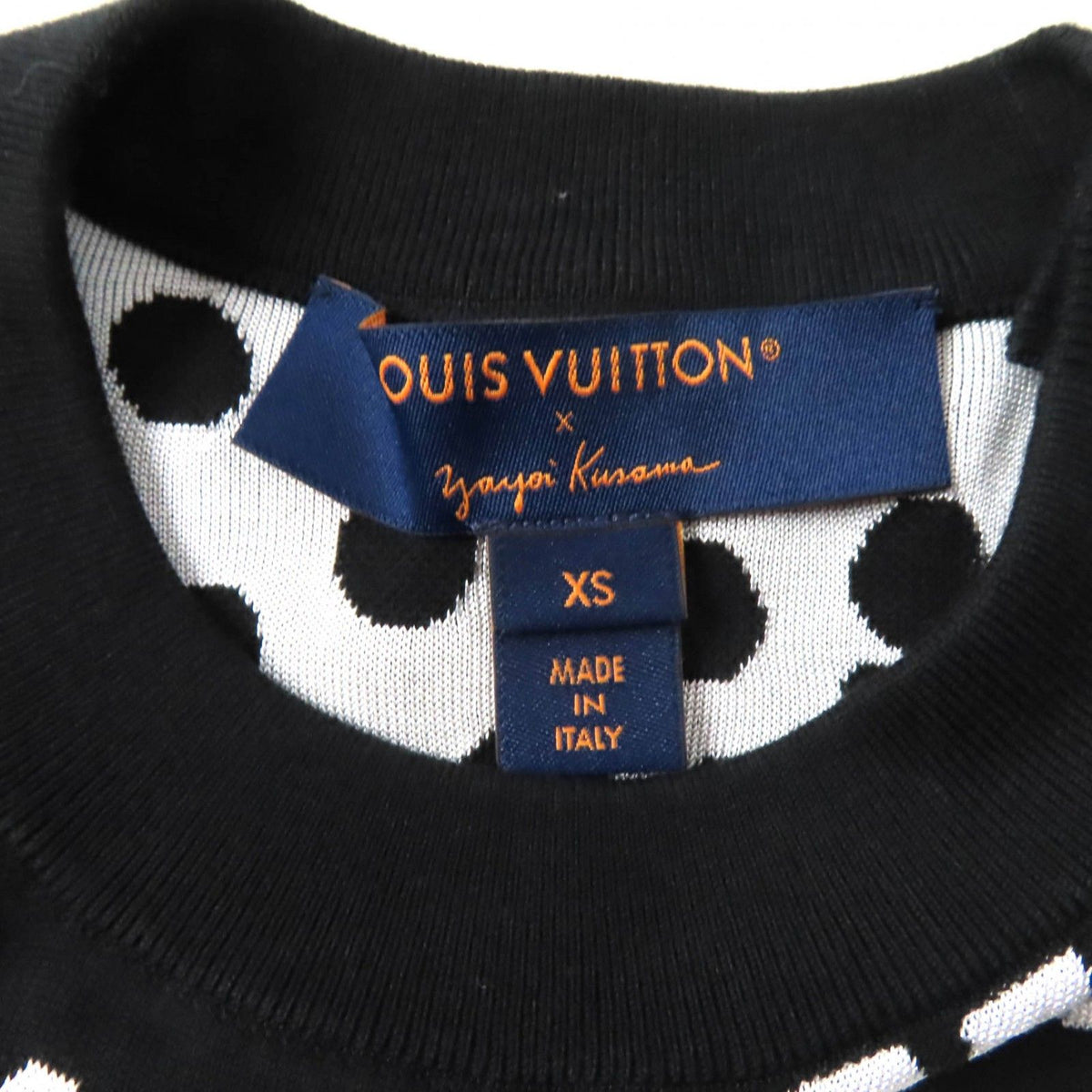 Louis Vuitton x Yayoi Kusama Silk Blend Infinity Dot Cropped Pullover Knit XS — view 7