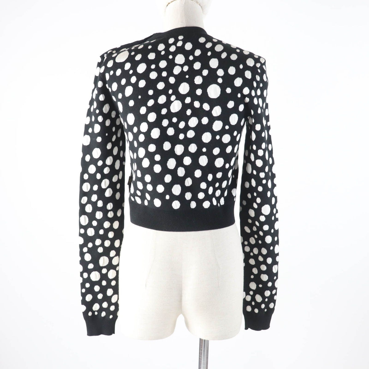 Louis Vuitton x Yayoi Kusama Silk Blend Infinity Dot Cropped Pullover Knit XS — view 3