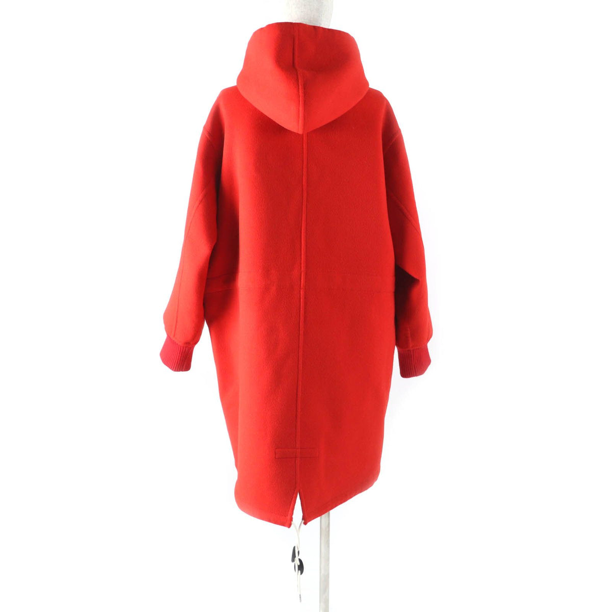 Louis Vuitton Silk Blend Reversible Giant Monogram Leather Hooded Coat 38 — view 7