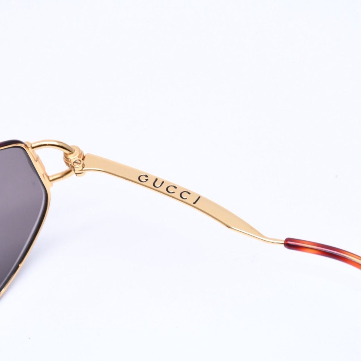 Gucci Sunglasses Eyewear GG S Horsebit Gold Tortoiseshell — view 8