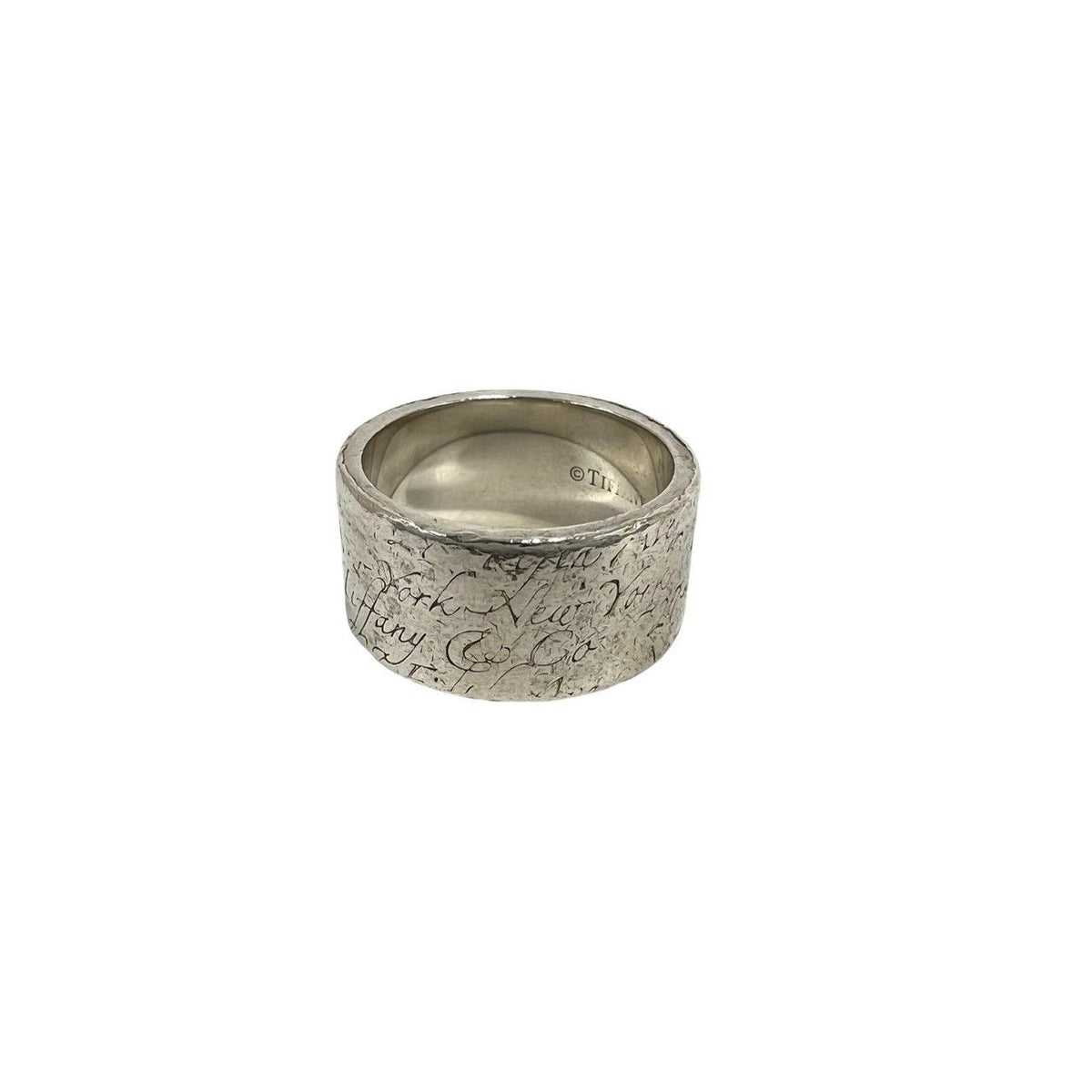Tiffany & Co Vintage Notes Ring 925 Sterling Silver — view 5
