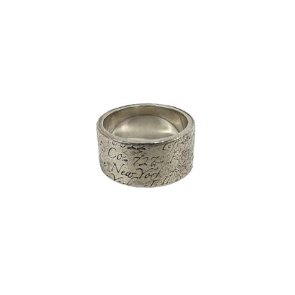 Tiffany & Co Vintage Notes Ring 925 Sterling Silver — view 6