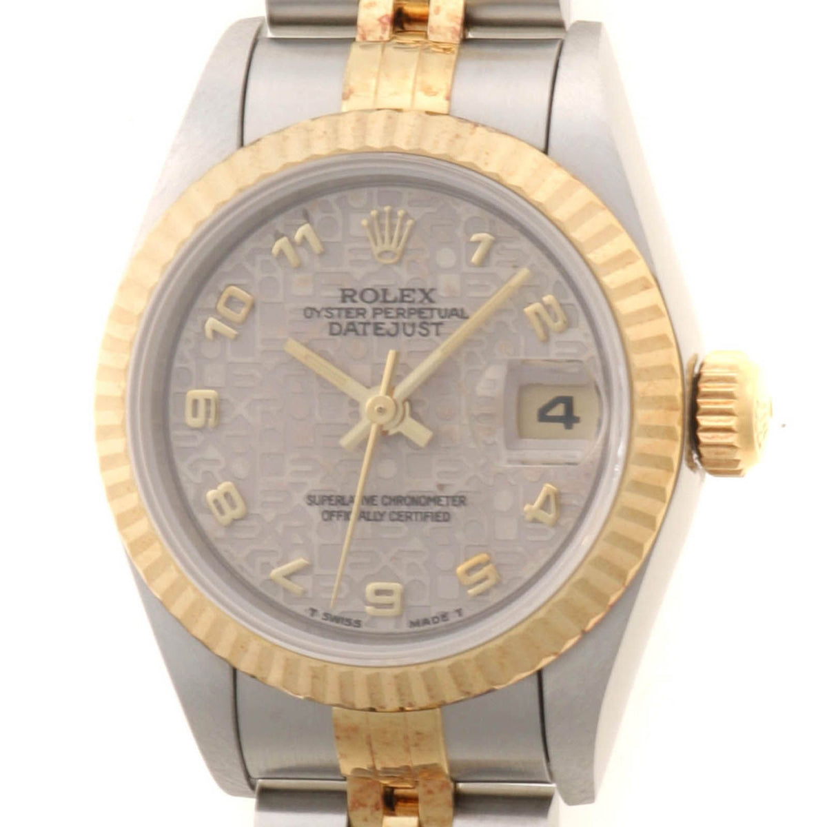 Rolex Datejust Watch Stainless Steel Ivory Jubilee Dial Wstamp Automatic