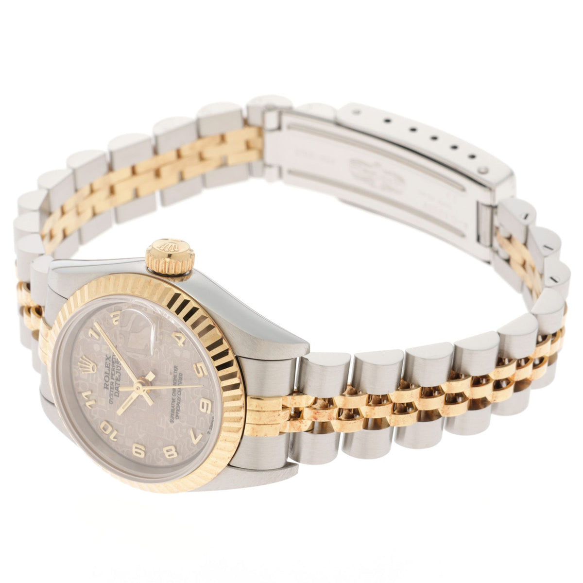 Rolex Datejust Watch Stainless Steel Ivory Jubilee Dial Wstamp Automatic — view 3