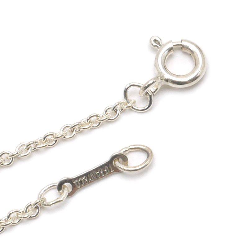 Tiffany & Co Open Heart Necklace 925 Sterling Silver Elsa Peretti — view 4