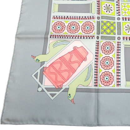 Hermes Scarf Carre 90 Les Secrets de Minos Gray — view 5