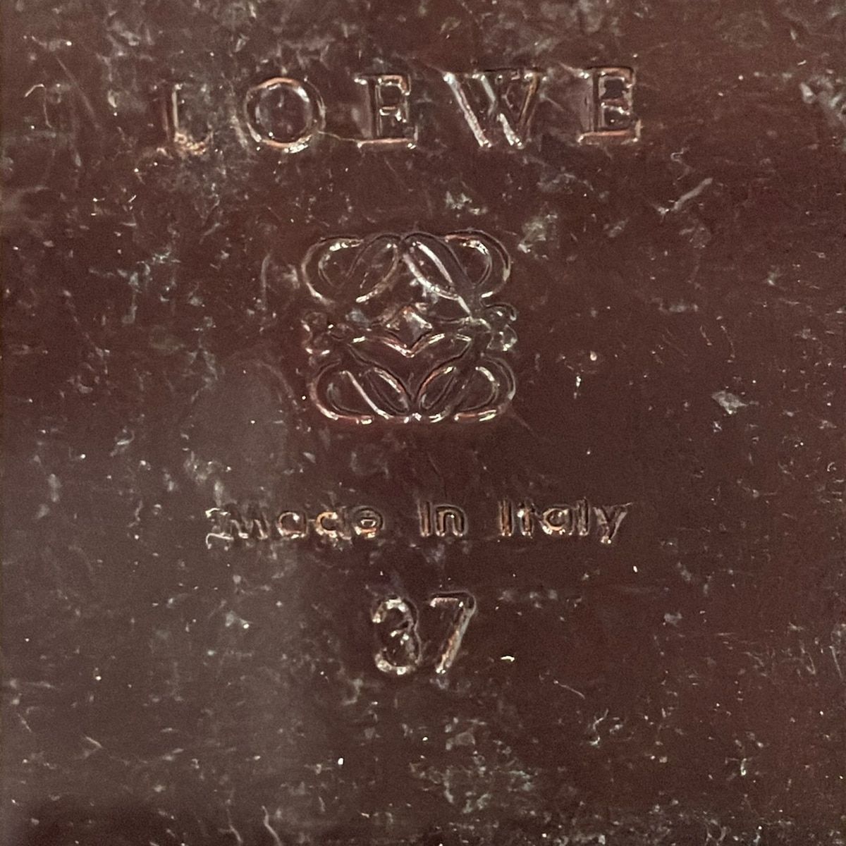 Loewe Long Boots Navy Leather — view 6