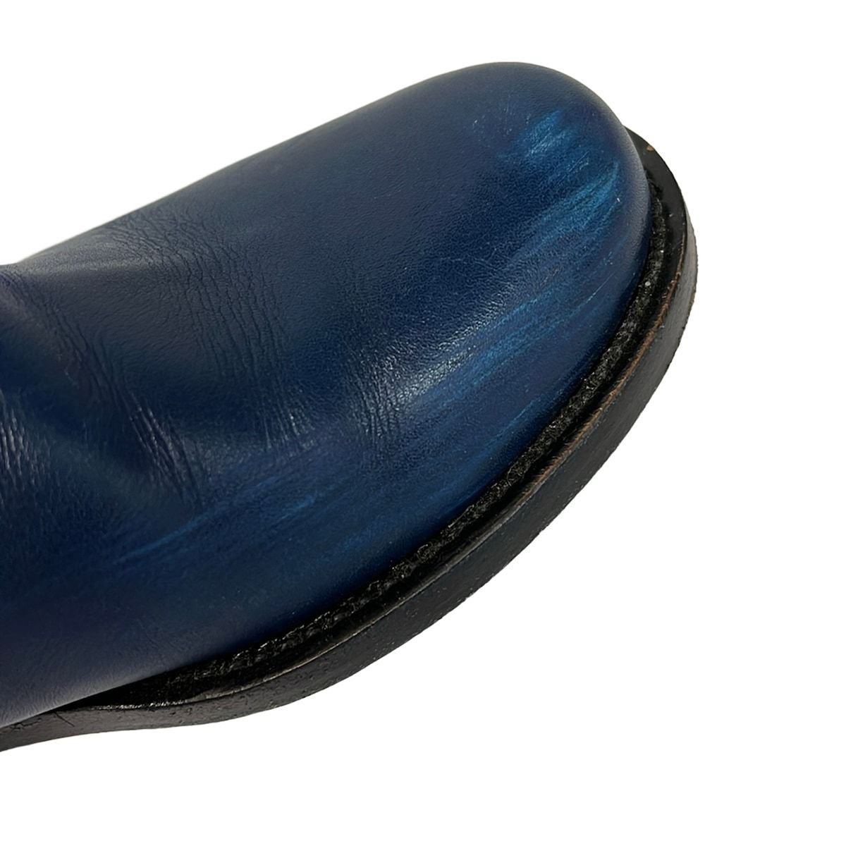 Loewe Long Boots Navy Leather — view 7