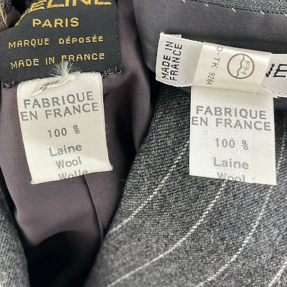 Celine Skirt Suit Dark Gray — view 4